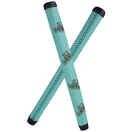 Custom Robin Egg Blue Leather Putter Grip