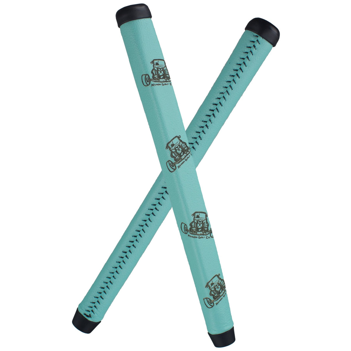 Custom Robin Egg Blue Leather Putter Grip - BestGrips.com