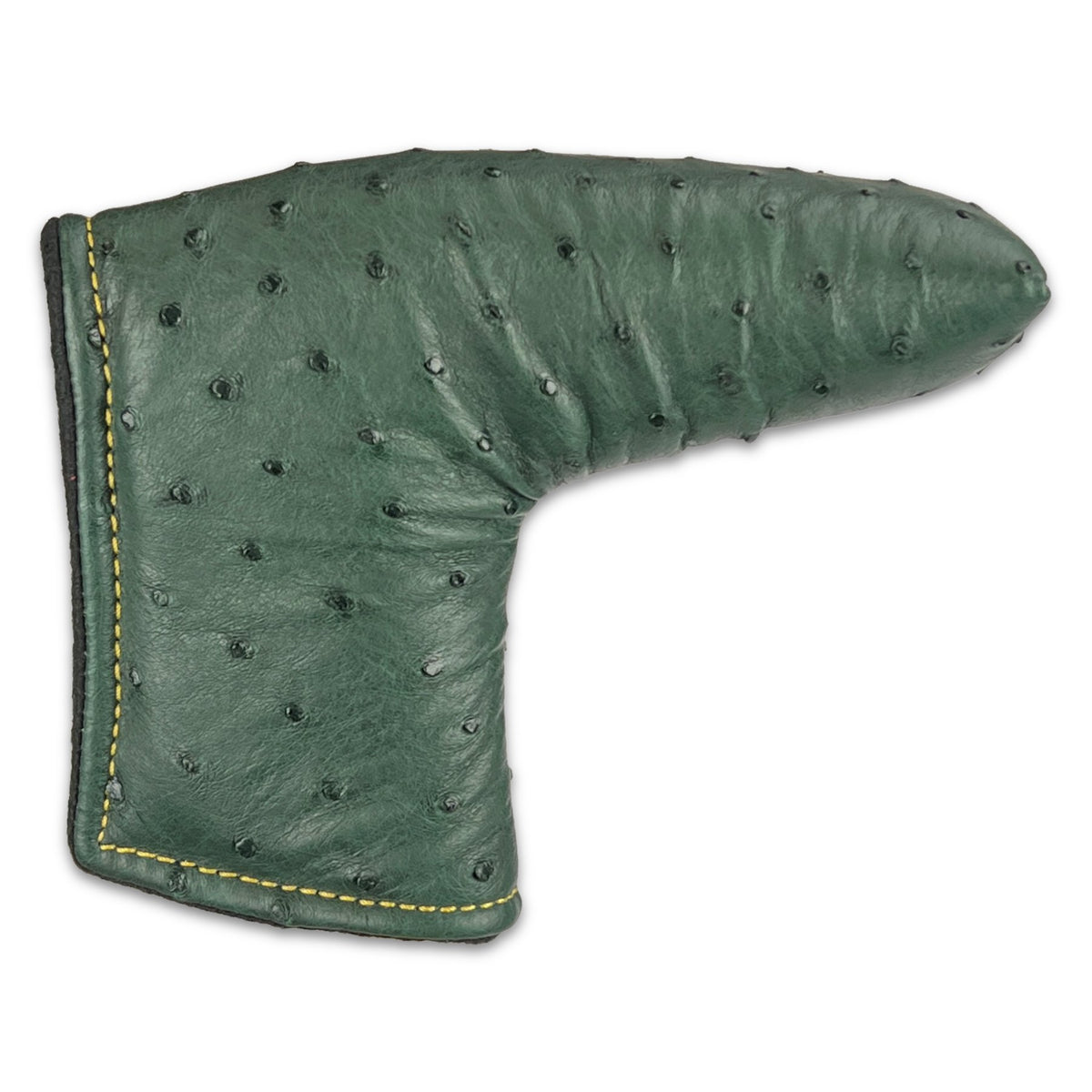 Turtle Shell Putter Cover Full Quill Genuine Ostrich Putter Cover - BestGrips.com