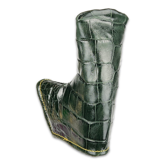 Glazed Genuine Alligator Putter Cover