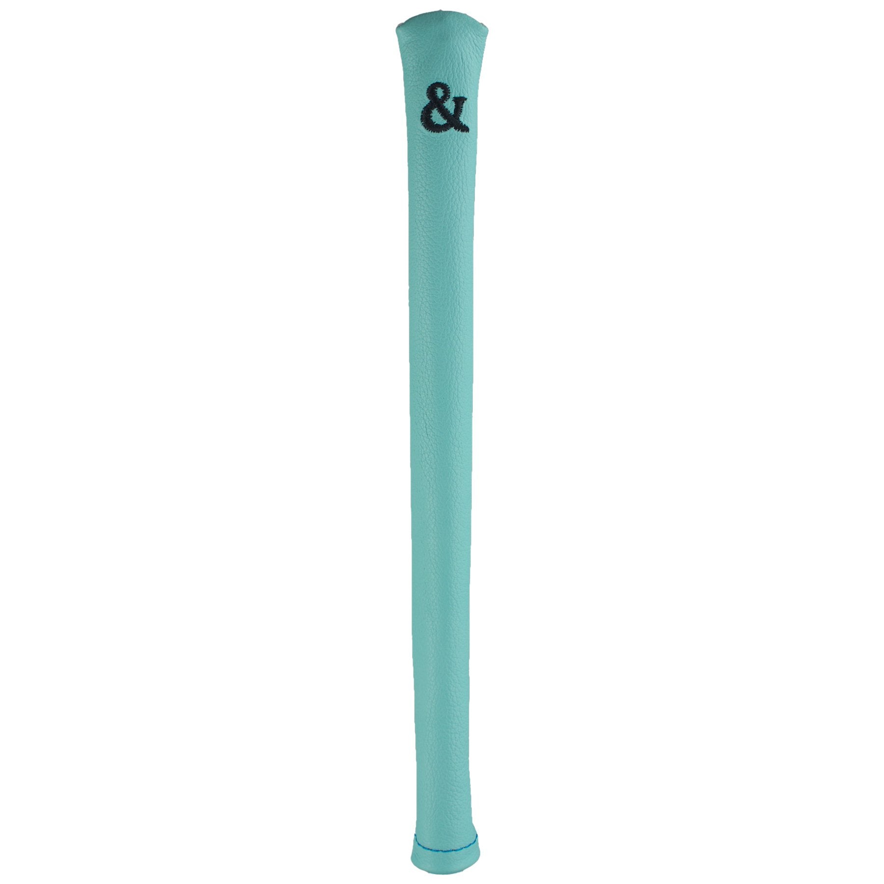 Robin Egg Blue Leather Alignment Stick Cover - -