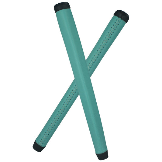 Robin Egg Blue Leather Putter Grip - Pistol - -